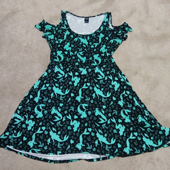 little mermaid skater dress